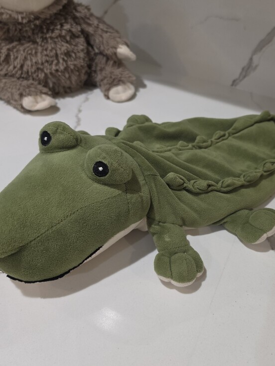 Warmies Other - Warmies Green Alligator Crocodile Plush Stuffed Animal Weighted Lavender Scented